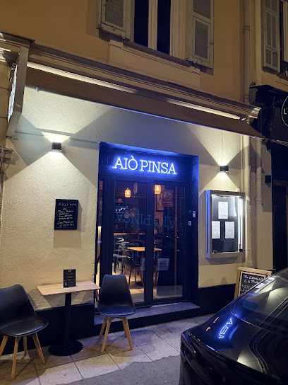 Pizza de AIÒ Pinsa à Nice