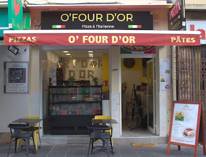 Pizza de O'FOUR D'OR by night à Nice