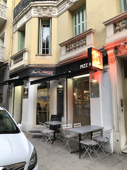 Pizza de That’s Amore à Nice